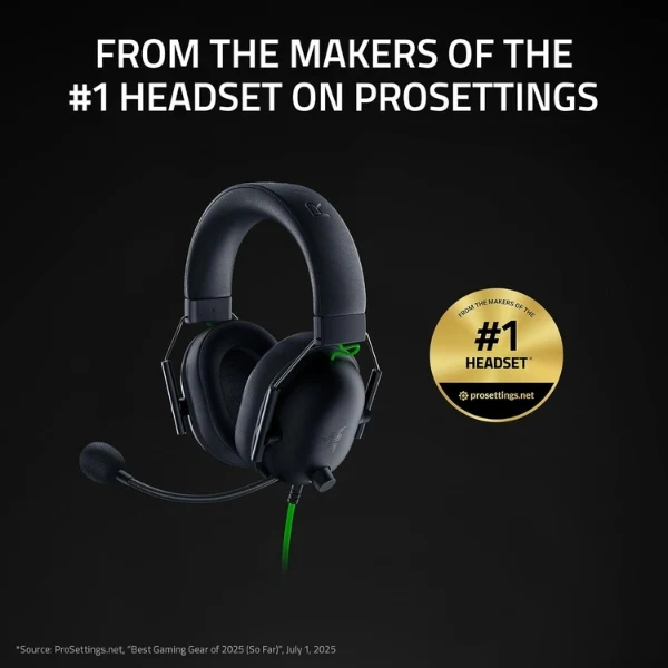 Audífonos Gamer Razer BlackShark V2 X 3.5mm - Sonido Envolvente 7.1 - Drivers 50mm - Micrófono HyperClear - Multiplataforma - RZ04-03240100-R3U1 - Negro