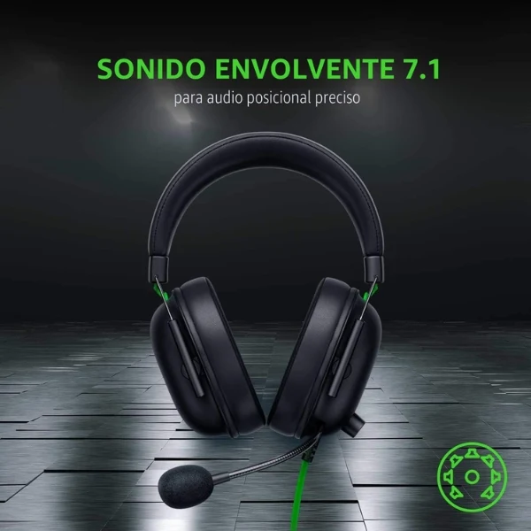 Audífonos Gamer Razer BlackShark V2 X 3.5mm - Sonido Envolvente 7.1 - Drivers 50mm - Micrófono HyperClear - Multiplataforma - RZ04-03240100-R3U1 - Negro