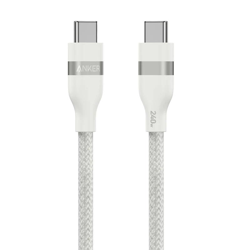 Cable Anker 240W USB-C to USB-C Cable (3ft Upcycled-Braided)