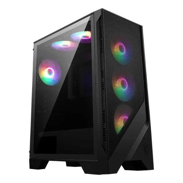 Case MSI MAG FORGE 120A AIRFLOW Mid Tower ATX - 6 Ventiladores RGB - Vidrio Templado - USB 3.2 - 306-7G23A12-HH9
