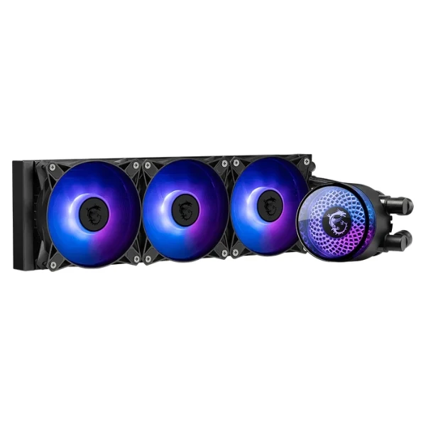 Enfriador Líquido MSI MAG CORELIQUID A12 360 - TDP 250W - ARGB - 3 Pines - Intel LGA1700/LGA1851 - AMD AM4/AM5 - Negro - 306-7ZWEM21-813