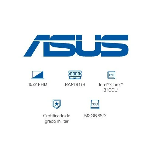 Laptop ASUS Vivobook 15 X1504VA-BQ4419 15.6" - Intel Core 3 100U - 8 GB - 512 GB SSD