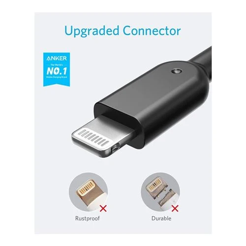 Cable Anker Powerline II Lightning Cable Negro