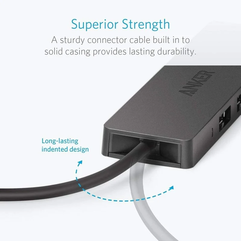 Hub USB-C Anker 4-Port Ultra Slim USB 3.0 Data Hub