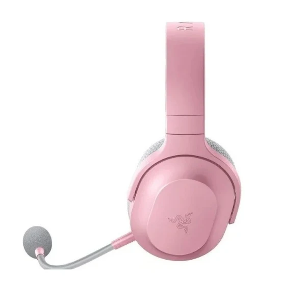 Audífonos Gamer Inalámbricos Razer Barracuda X - Drivers 40mm - Bluetooth 5.2 - Micrófono HyperClear Cardioid - USB Tipo C - Rosado - RZ04-04430300-R3U1