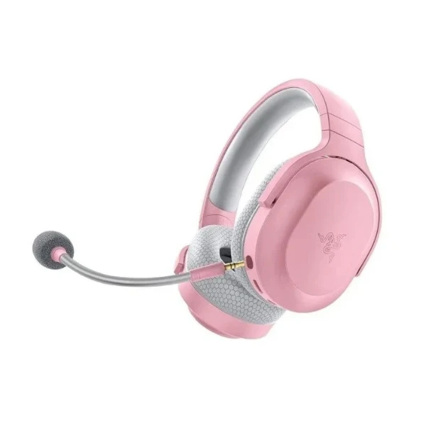 Audífonos Gamer Inalámbricos Razer Barracuda X - Drivers 40mm - Bluetooth 5.2 - Micrófono HyperClear Cardioid - USB Tipo C - Rosado - RZ04-04430300-R3U1