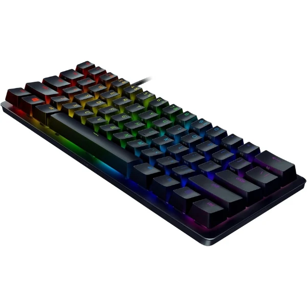 Teclado Gamer Razer Huntsman Mini 60% - Switches Ópticos Razer - RGB Chroma - USB Tipo C - Inglés - Negro - RZ03-03392900-R311