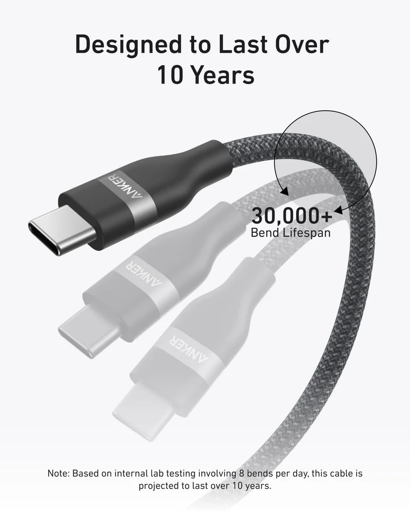 Cable Anker USB-C to USB-C Cable (6ft Braided)