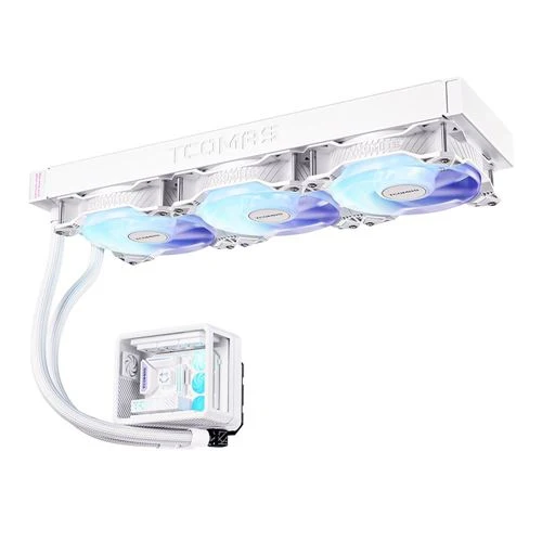 Refrigeración Líquida TCOMAS WA300 360mm All in One Liquid CPU Cooling Kit Blanco