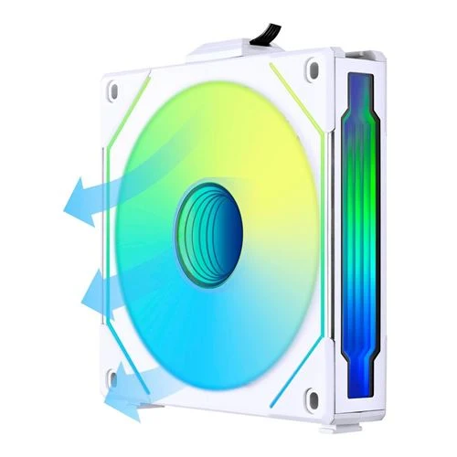 Fan Cooler Lian Li UNI FAN SL-INF FLEX Reverse Blade 120mm Fluid Dynamic Case Fan Blanco