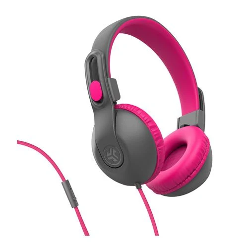 Audífonos JLab JBuddies Studio 2 On-Ear Kids Wired Headphones Rosa