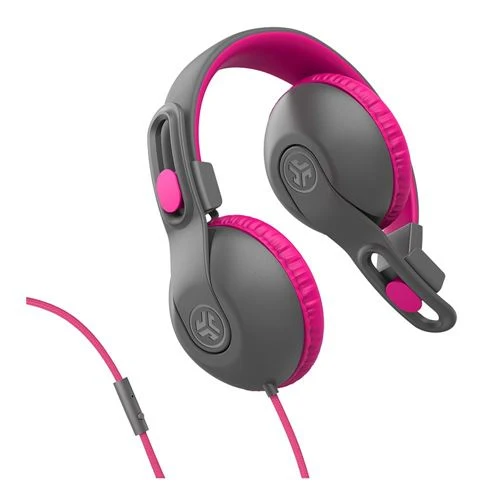 Audífonos JLab JBuddies Studio 2 On-Ear Kids Wired Headphones Rosa