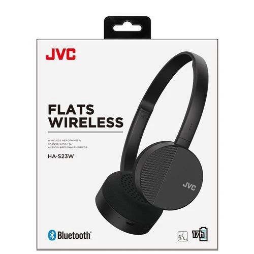Audífonos JVC Flats Wireless Bluetooth Headphones Negro