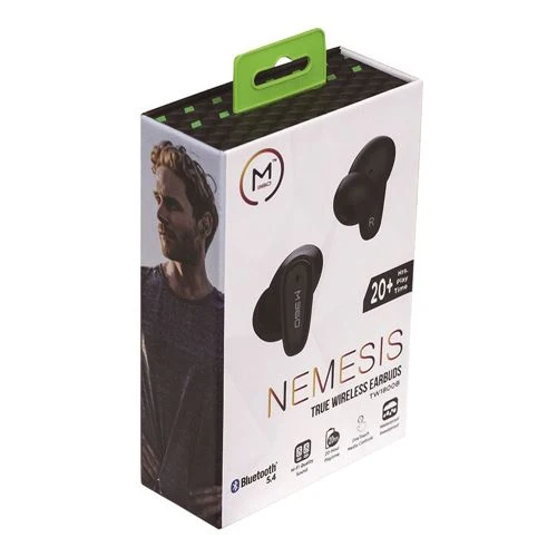 Audífonos Morpheus 360 Nemesis True Wireless Bluetooth Earbuds Negro