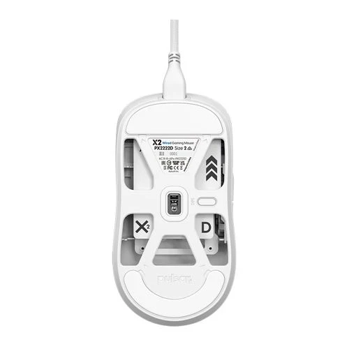 Mouse pulsar X2 Medium Wired Gaming Mouse Blanco