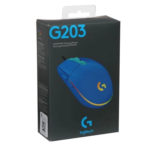 Mouse Logitech G G203 LIGHTSYNC Gaming Mouse Azul