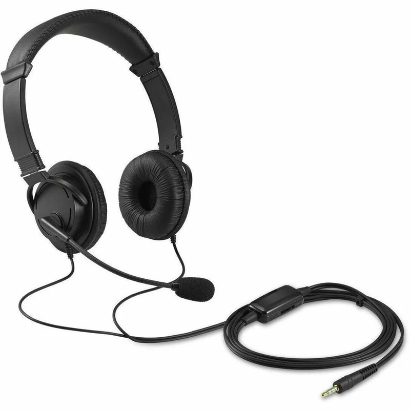 Audífonos Kensington Classic Headset, Black, K33597WW