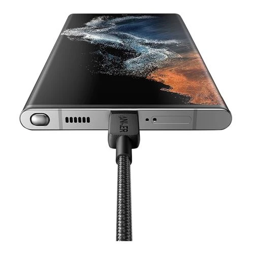Cable Anker 322 PowerLine USB C to USB C Fast Charging 10ft Negro