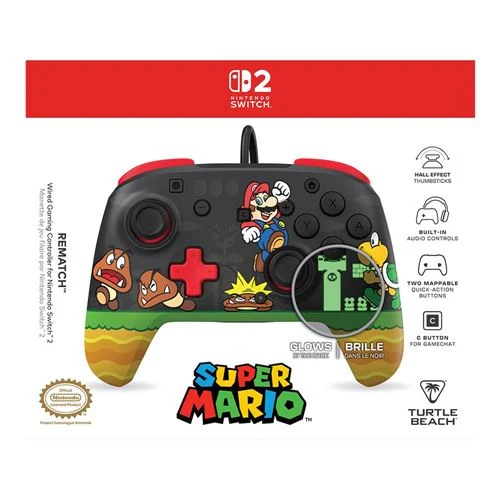 Control Turtle Beach Rematch Wired Nintendo Switch 2 Controller