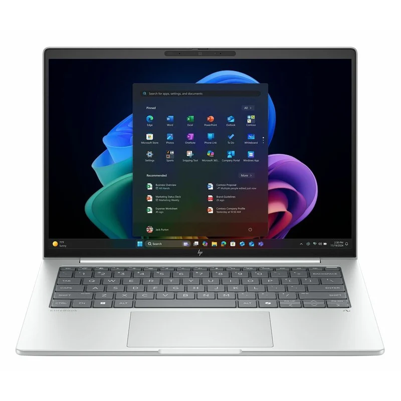 Laptop HP EliteBook 8 G1i 14" Touchscreen, Intel Core Ultra 7 258V 8 Núcleos, 32GB DDR5, 512 GB SSD, Arc Graphics, Táctil