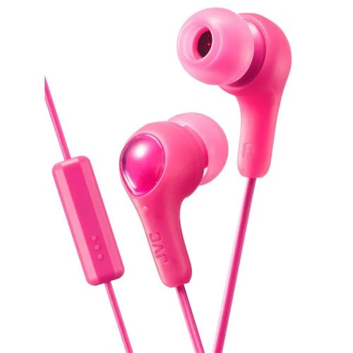 Audífonos JVC Gumy Plus Wired Earbuds Rosa