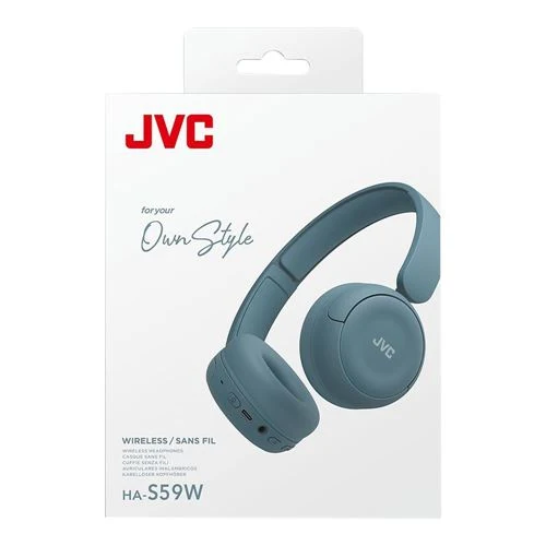 Audífonos JVC HAS59WA Wireless Bluetooth Headphones Azul