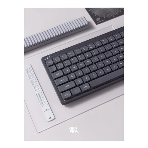 Teclado Mecánico NuPhy Node75 Gris Blush, Formato 75% Compacto