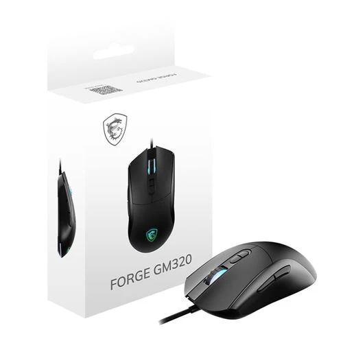Mouse MSI Forge GM320 Wired Gaming Mouse Negro