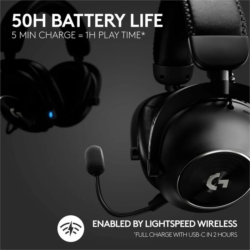 Audífonos Logitech G PRO X 2 LIGHTSPEED Wireless 7.1 Gaming Headset