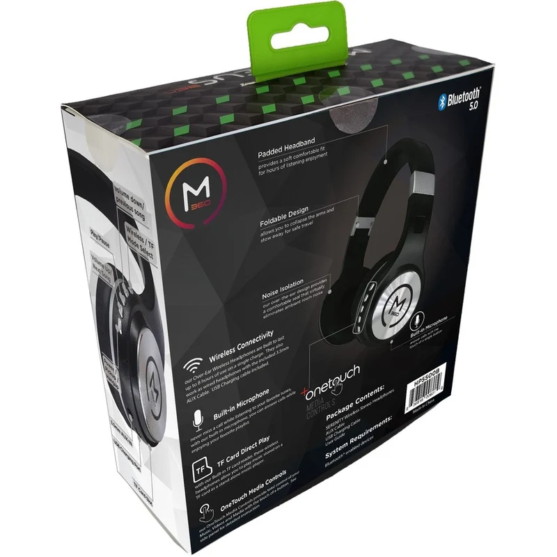 Audífonos Morpheus 360 Serenity Binaural Wireless Headphones, Black