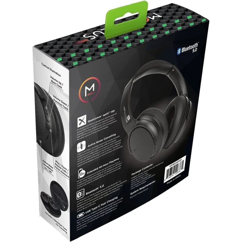 Audífonos HPE Morpheus 360 Synergy HD ANC Binaural Wireless Headphones