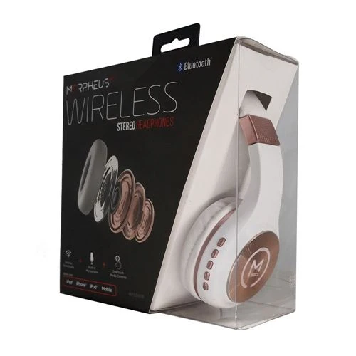 Audífonos Morpheus 360 Serenity HP5500R Wireless Bluetooth Stereo Headphones Blanco