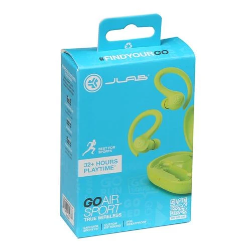 Earbuds JLab Go Air Sport True Wireless Bluetooth Workout Earbuds Amarillo