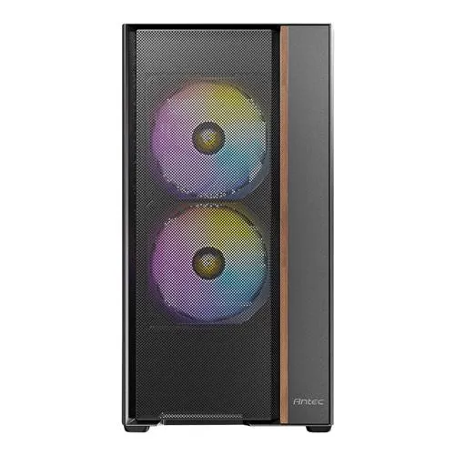 Case Antec FLUX REAR Tempered Glass ATX Mid-Tower Computer Case Negro