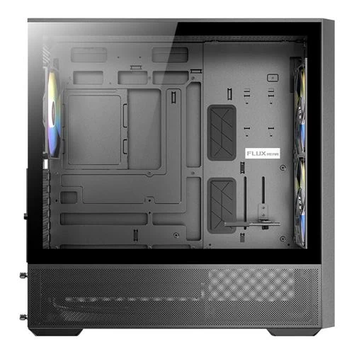 Case Antec FLUX REAR Tempered Glass ATX Mid-Tower Computer Case Negro