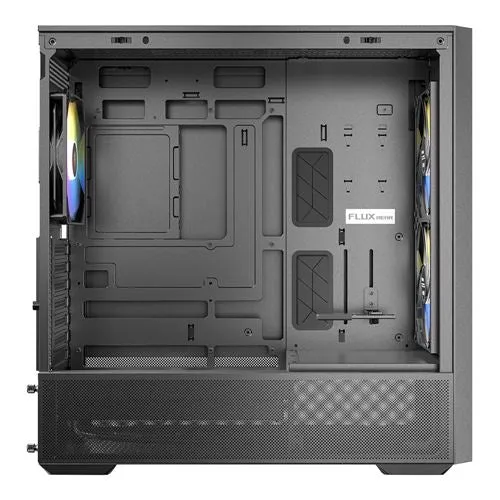 Case Antec FLUX REAR Tempered Glass ATX Mid-Tower Computer Case Negro