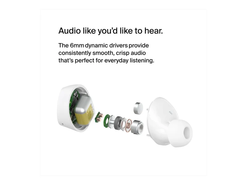 Audífonos Belkin SoundForm Bolt 2 Wireless Earbud