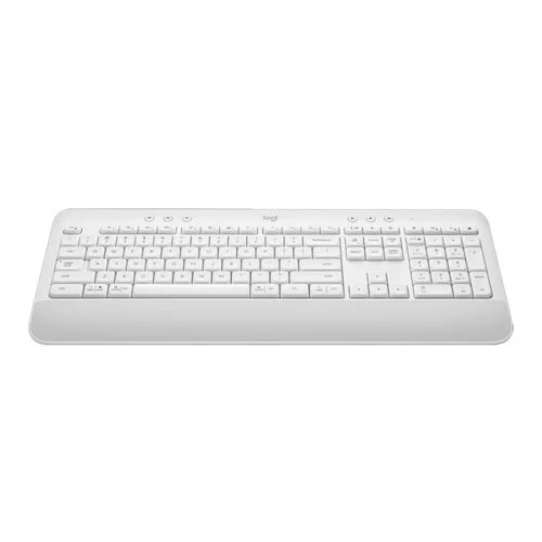 Teclado Logitech Signature K650 (Off-White) Wireless Keyboard Blanco