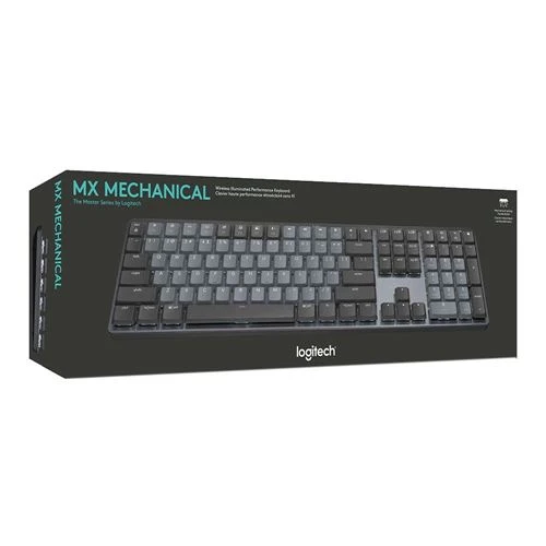 Teclado Logitech MX Illuminated Mechanical Wireless Performance Keyboard Tactile Switches