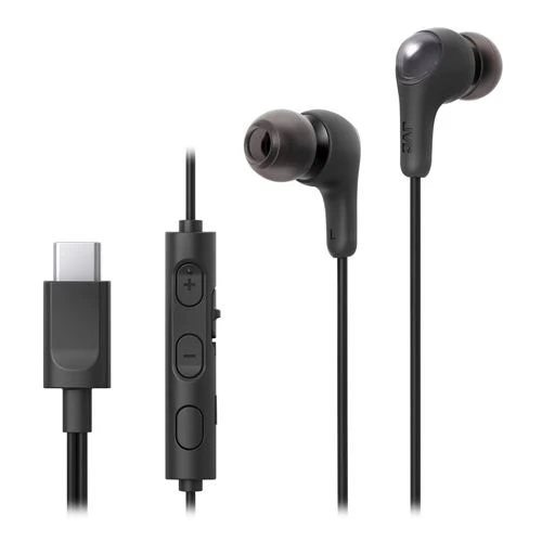 Audífonos JVC Gumy Plus USB Type C Earbuds Negro