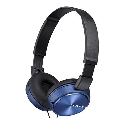 Audífonos Sony MDR-ZX310AP Wired On-ear Folding Headphones Azul