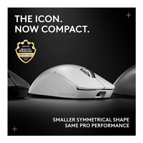 Mouse Logitech G PRO X SUPERLIGHT 2c LIGHTSPEED Wireless Gaming Mouse Blanco