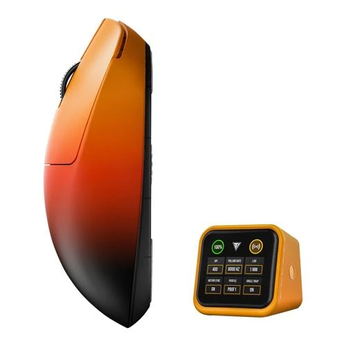 Mouse Teevolution Terra PRO 8K Wireless Gaming Mouse Naranja