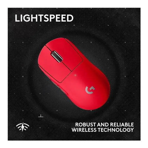 Mouse Logitech G PRO X SUPERLIGHT 2 SE LIGHTSPEED Wireless Gaming Mouse Rojo