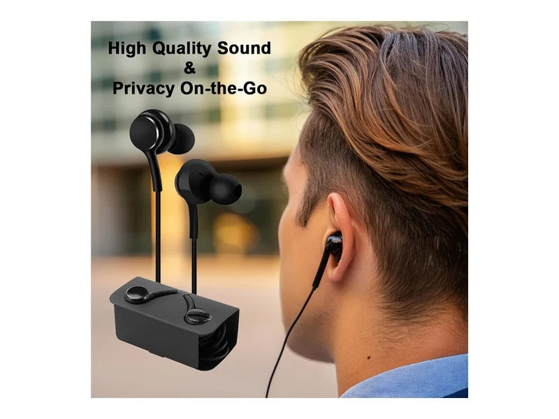 Audífonos 4XEM USB-C AKG Earphones, Black