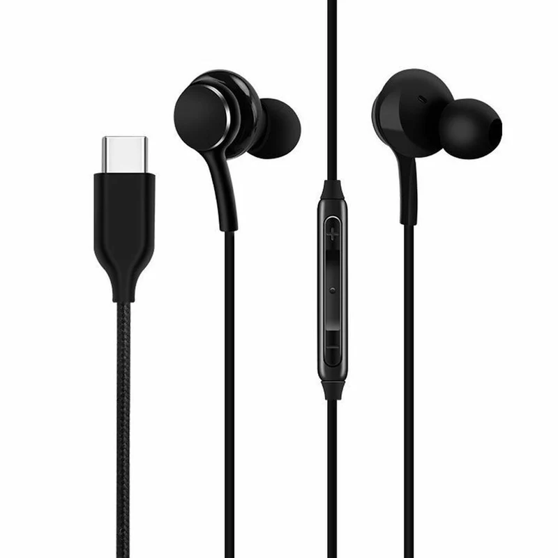 Audífonos 4XEM USB-C AKG Earphones, Black