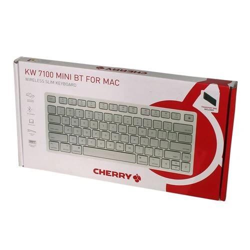 Teclado Cherry KW 7100 Mini Wireless Keyboard Blanco