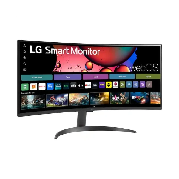 Monitor LG 34SR60QC-B - 34" Curvo WQHD - (3440 x 1440) VA - 100 Hz - Black