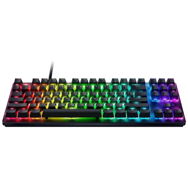 Teclado Gamer Razer Huntsman V3 X TKL Mecánico Óptico - Switches Razer Optical Clicky - RGB - USB-A - Español - Negro - RZ03-05021700-R311