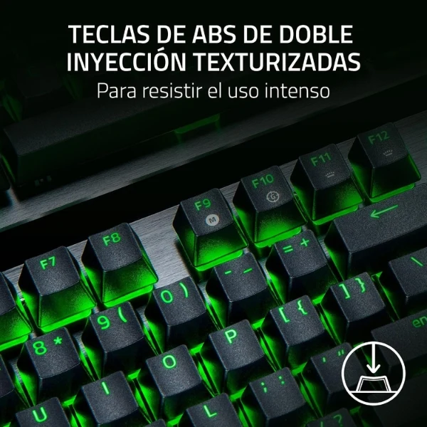 Teclado Gamer Razer Huntsman V3 X TKL Mecánico Óptico - Switches Razer Optical Clicky - RGB - USB-A - Español - Negro - RZ03-05021700-R311